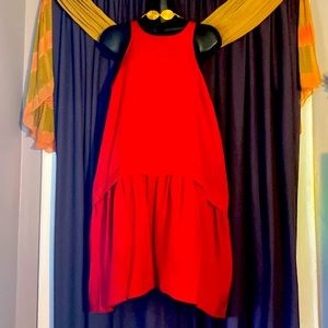LIKELY (NWT) Red Drop-Waist Dress-Size Small